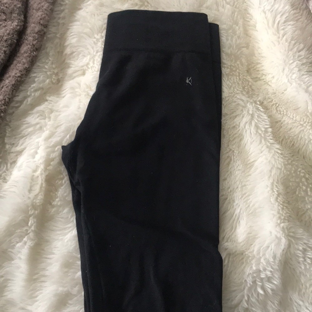 Katya Elise Black Thermal Leggings